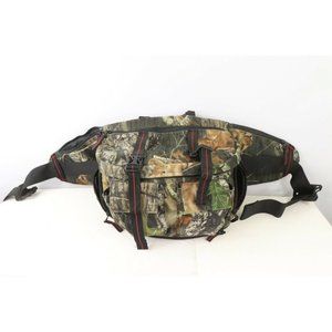 Vintage Spell Out Chamois Cloth Hunting Belted Waist Bag Fanny Pack